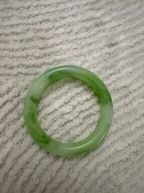 Authentic Green Jade Stone Bangle
